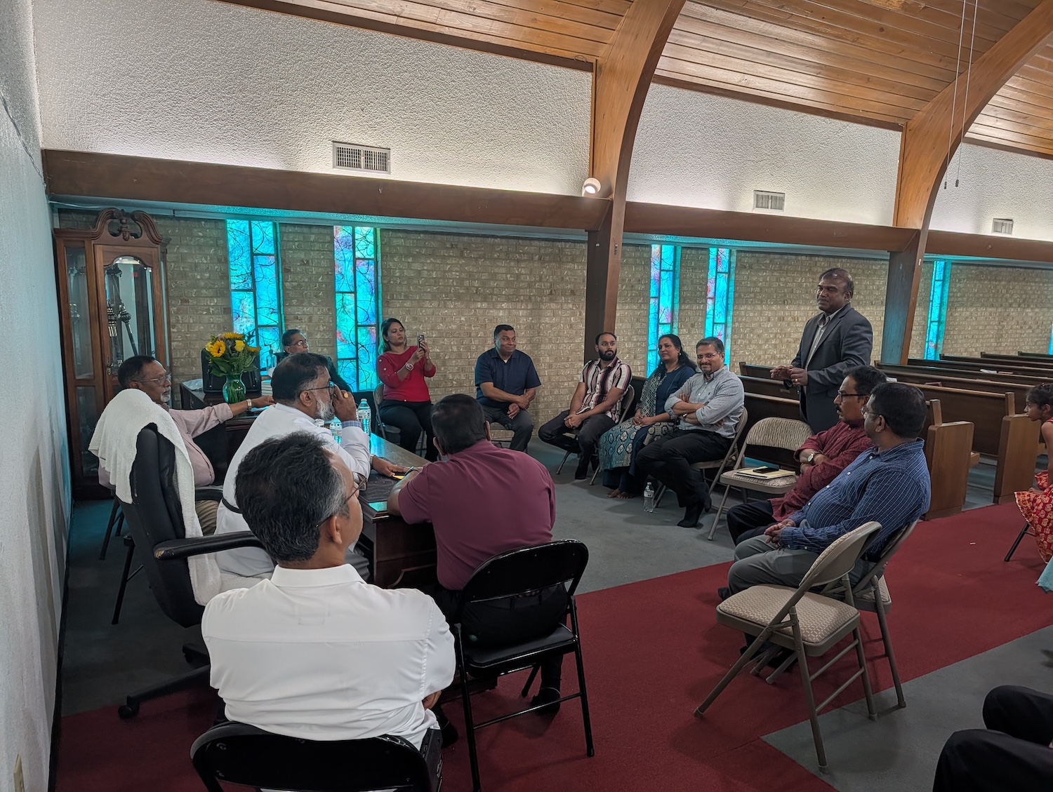 Committee Meeting of Love of Christ CSI Church & CSI Congregation of Dallas for broader collaboration in the conference