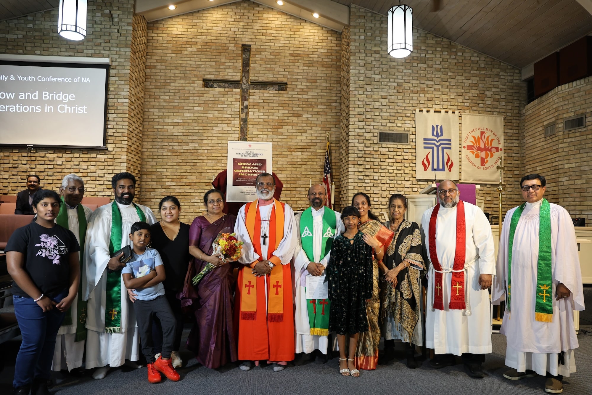 The pastors who participated in the conference theme reveal service. From Left, Rev. Dr. Samuel Madhavraj, Rev. Rajeev Sugu, Rt. Rev. Dr. Sabu K Cherian, Rev. Franklin Sherwin Doss, Rev. Roy A. Thomas, Rev. George Joseph