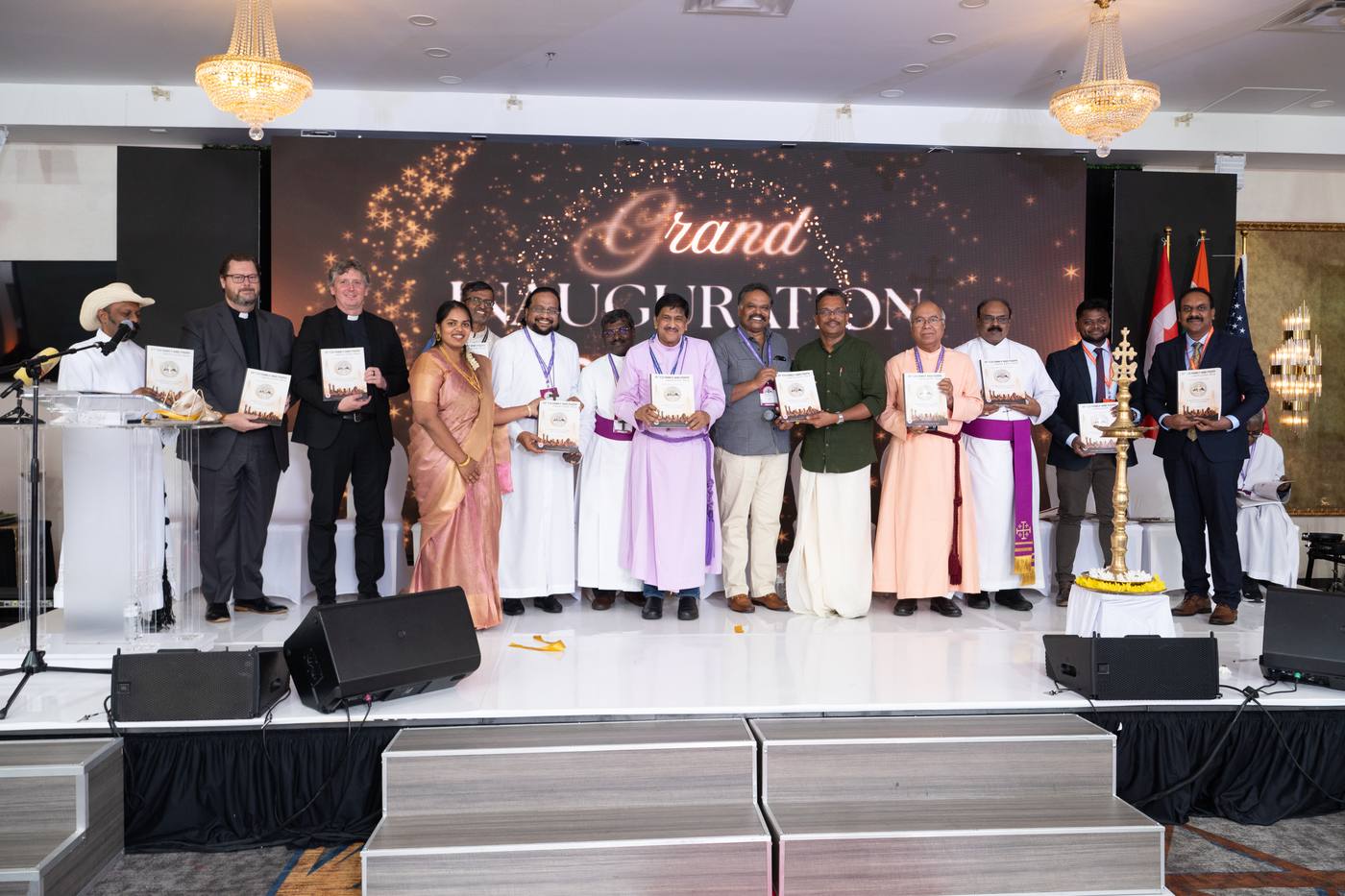 Grand inauguration on stage