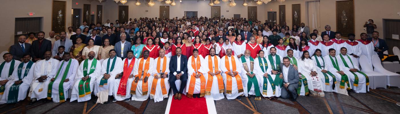 Clergy and choir group photo